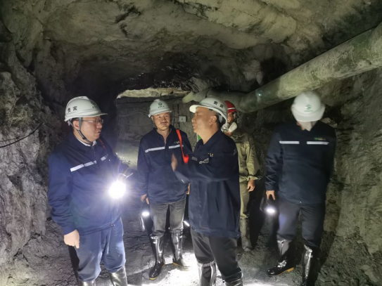 国家矿山安全监察局福建局督导检查组一行 到九游平台九游（中国）一站式服务平台开展矿山安全督导检查工作